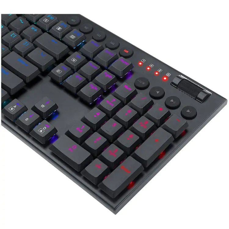 TECLADO GAMER MECÂNICO REDRAGON HORUS PRETO LED RGB SWITCH BLUE - Imagem: 5