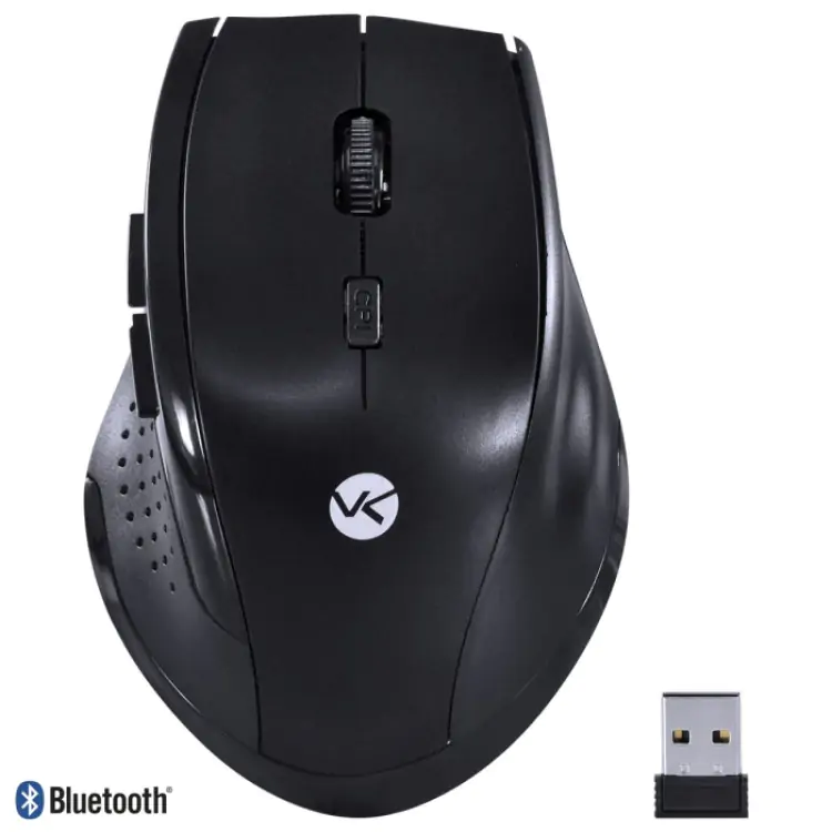 MOUSE SEM FIO VINIK DM120 PRETO USB BLUETOOTH - Imagem: 1