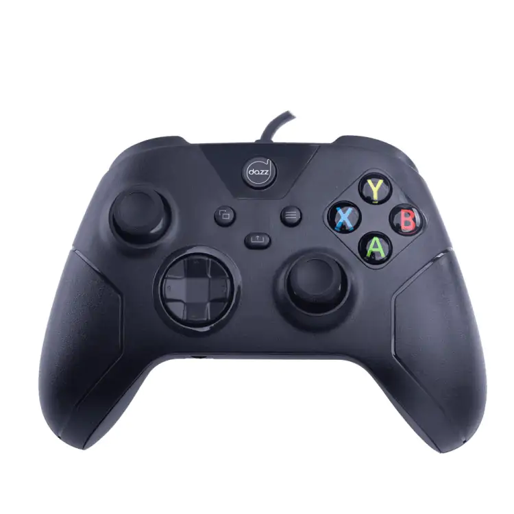 CONTROLE XBOX SERIES X/S DAZZ SUPRA SERIES PRETO COM FIO USB 2.0 - Imagem: 1