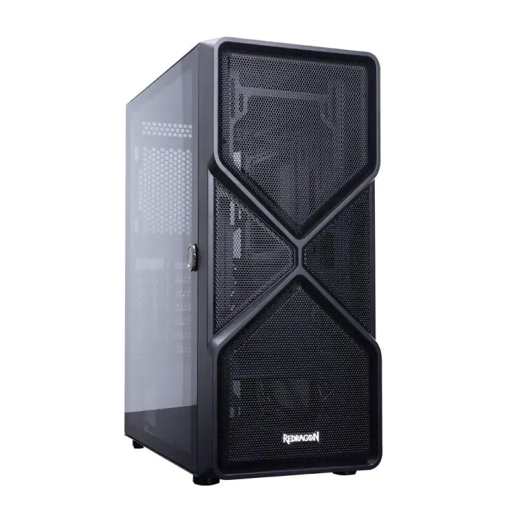 GABINETE GAMER REDRAGON SUPERION PRETO LATERAL VIDRO ATX GCMB211 - Imagem: 5