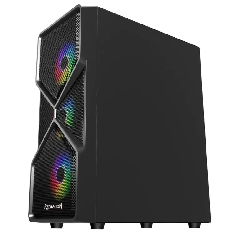 GABINETE GAMER REDRAGON SUPERION PRETO LATERAL VIDRO ATX GCMB211 - Imagem: 4