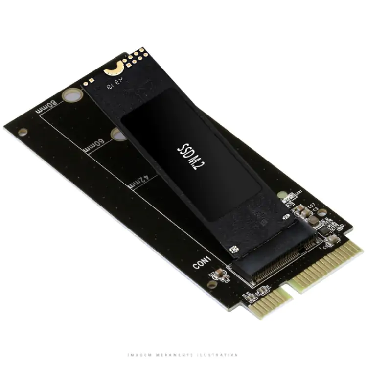 ADAPTADOR SATA 7+15 PINOS X SSD M.2 42/60/80MM VINIK PM2-SATA - Imagem: 6