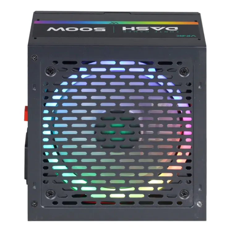 FONTE ATX 500W VINIK DASH RGB BIVOLT CHAVEADO VFG500WPR - Imagem: 12