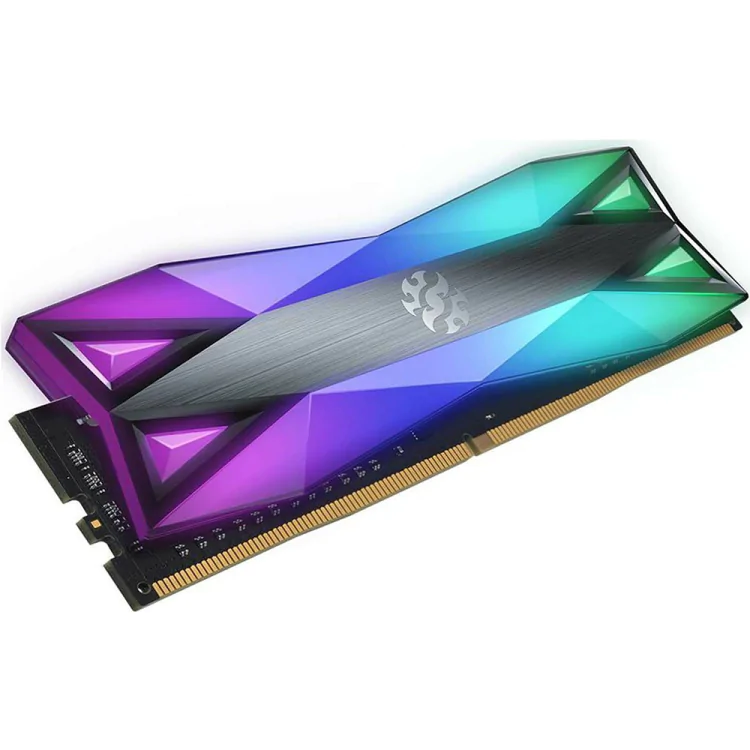 MEMÓRIA 8GB DDR4 3200MHZ ADATA XPG SPECTRIX PRETO RGB AURA SYNC - Imagem: 1