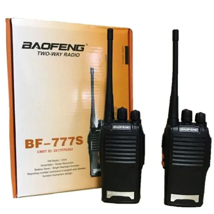 RADIO COMUNICADOR UHF/VHF ATÉ 5KM C/ FONE B-MAX BF777S - Imagem: 1