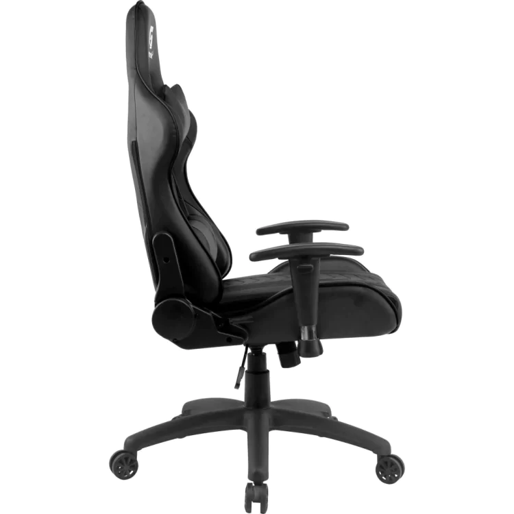 CADEIRA GAMER FORTREK BLACK HAWK PRETO/PRETO LOGO BRANCO - Imagem: 3