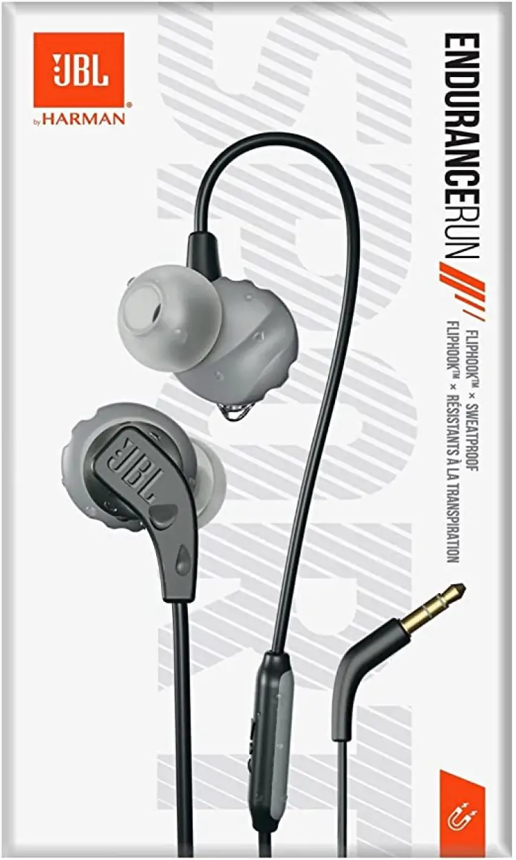 FONE DE OUVIDO JBL ENDURANCE RUN P2 AURICULAR S/ MICROFONE JBLENDURRUNBLKAM - Imagem: 4