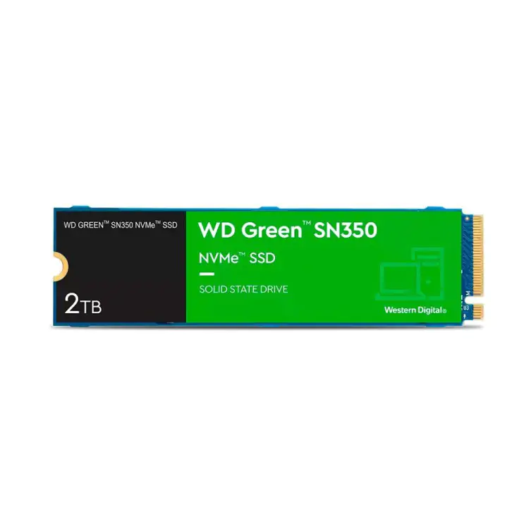 SSD M.2 2TB NVME WD GREEN SN350 WDS200T3G0C-00AZL0 - Imagem: 1