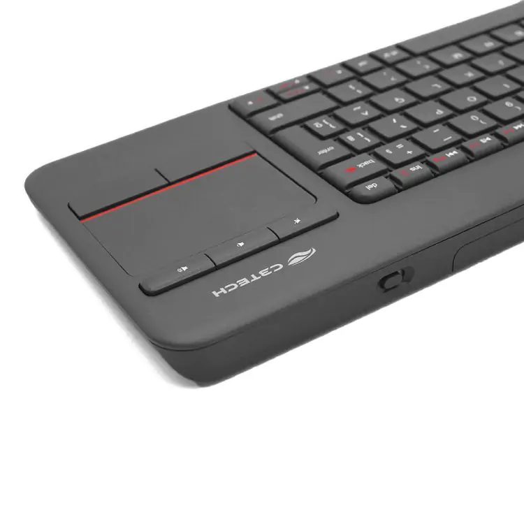 TECLADO SEM FIO C3TECH COM TOUCHPAD K-WT200BK PRETO WIRELESS - Imagem: 4