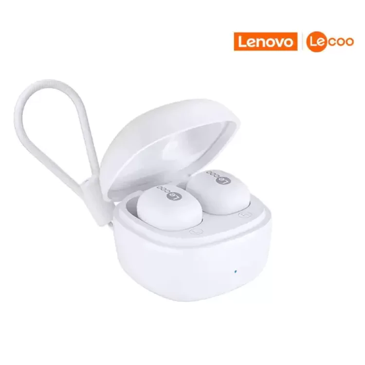 FONE DE OUVIDO LECOO TWS EW301 BRANCO BT BLUETOOTH INTRA AURICULAR S/ MICROFONE EW301 - Imagem: 2