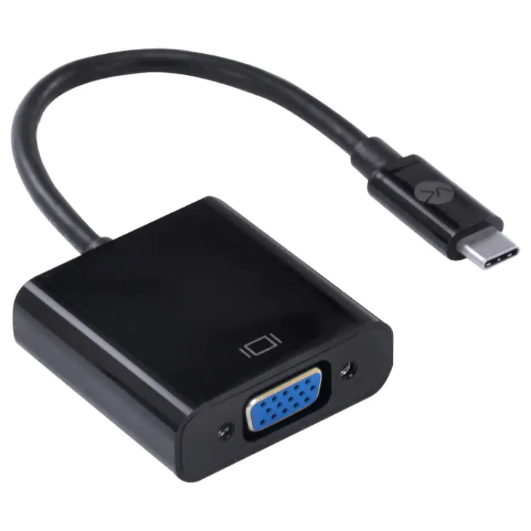 ADAPTADOR USB TIPO C(M) X VGA(F) 20CM VINIK - Imagem: 1