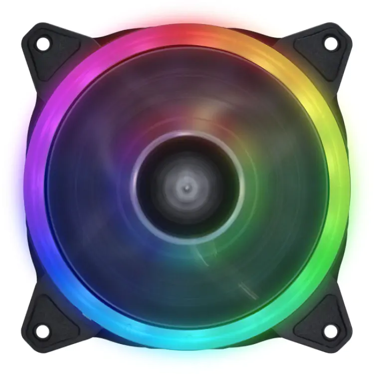 COOLER FAN VINIK 120MM V.RING LED RGB VRINGRGB - Imagem: 1