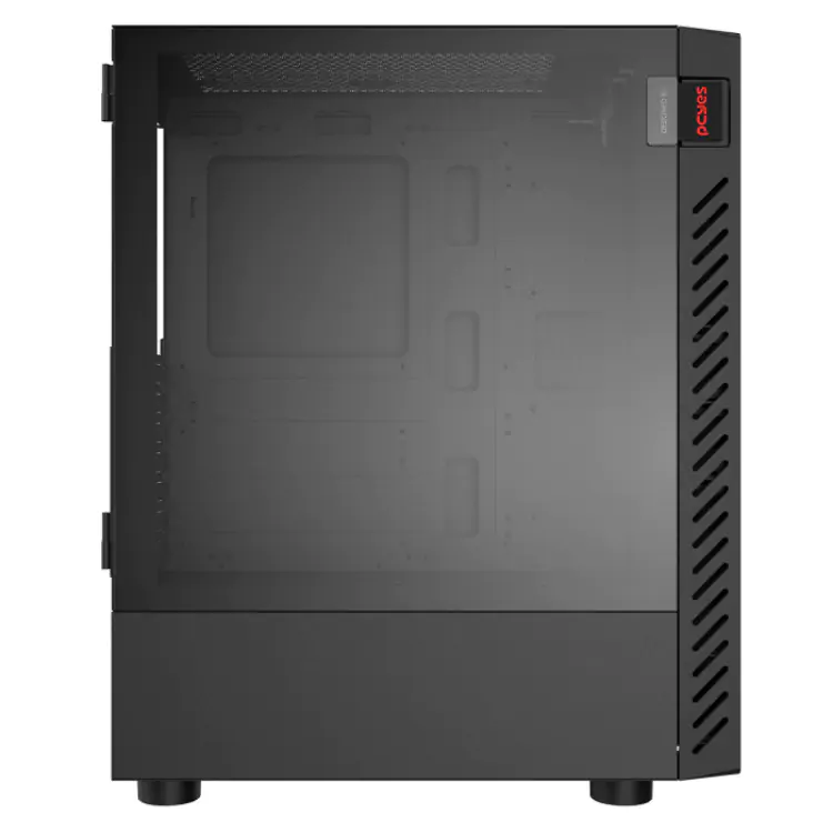 GABINETE GAMER PCYES BOLTER BLACK VULCAN PRETO LATERAL VIDRO ATX GBBVPBR - Imagem: 5