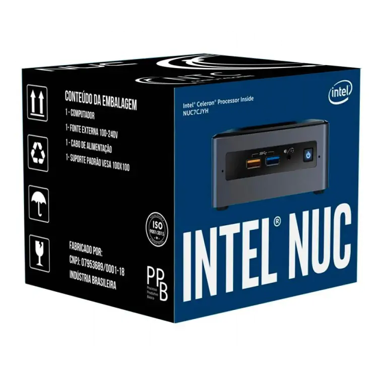 MINI PC NUC INTEL CELERON J4005/4GB/SSD120GB/WI-FI/BLUETOOTH/WIN11SL - Imagem: 3