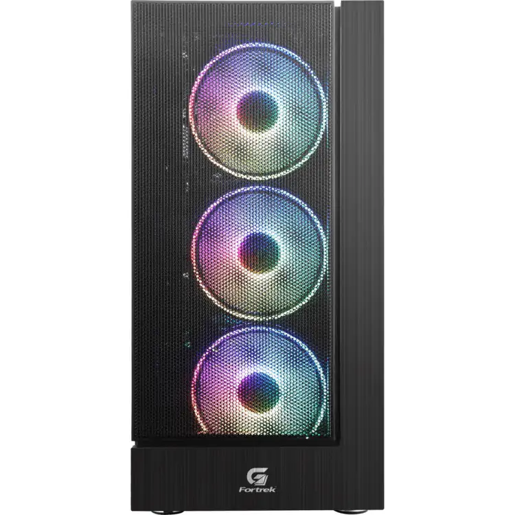 GABINETE GAMER FORTREK CRUISER MID TOWER RGB PRETO - Imagem: 2