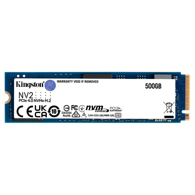 SSD M.2 500GB NVME KINGSTON 2100/3500MB/S SNVS2/500G - Imagem: 1