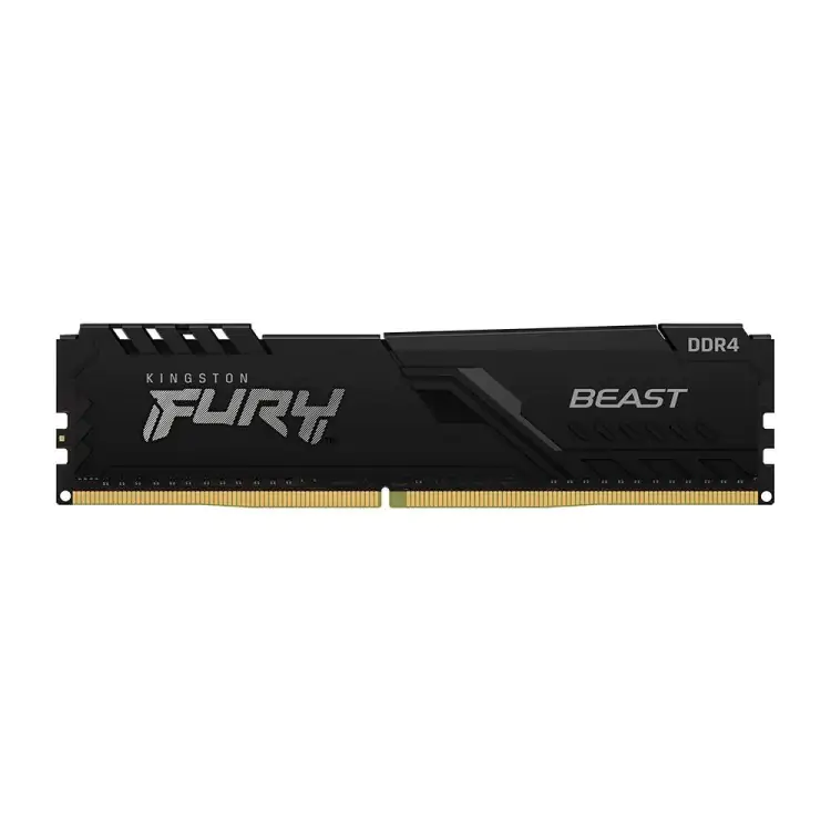 MEMÓRIA 16GB DDR4 3600MHZ KINGSTON HYPERX FURY BEAST PRETO KF436C18BB/16 - Imagem: 1