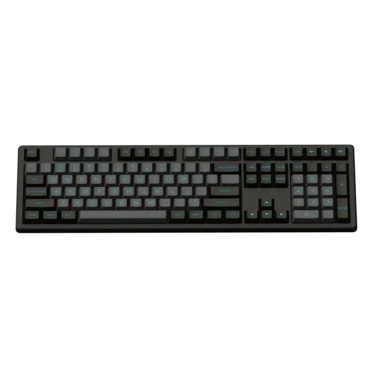 KIT TECLADO E MOUSE SEM FIO AKKO MX108 PRETO E CIANO - Imagem: 3