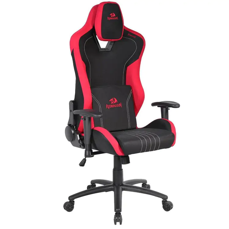 CADEIRA GAMER REDRAGON HETH PRETO E VERMELHO - Imagem: 3