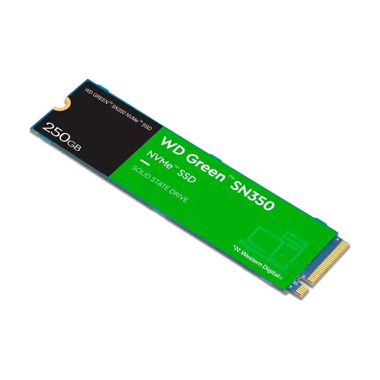 SSD M.2 250GB NVME WD GREEN SN350 2400/1500MB/S WDS250G2G0C - Imagem: 3