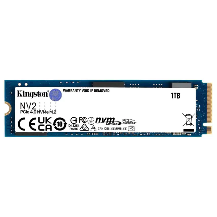 SSD M.2 1TB NVME KINGSTON NV2 3500/2100MB/S SNV2S - Imagem: 3