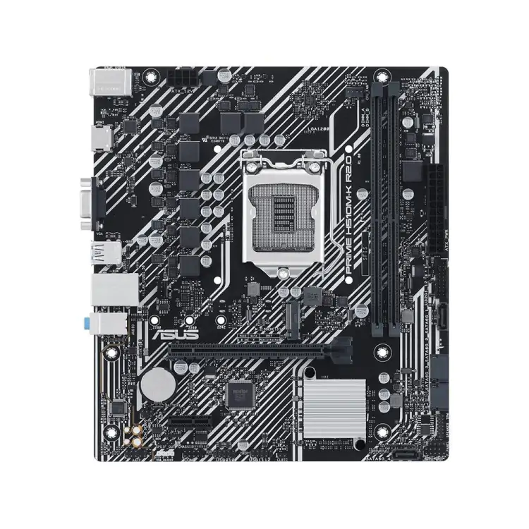 PLACA MÃE ASUS PRIME H510M-A R2.0 INTEL LGA 1200 DDR4 MICRO ATX - Imagem: 2