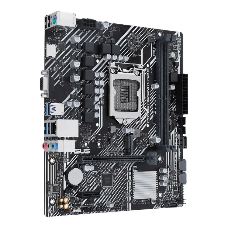 PLACA MÃE ASUS PRIME H510M-A R2.0 INTEL LGA 1200 DDR4 MICRO ATX - Imagem: 3
