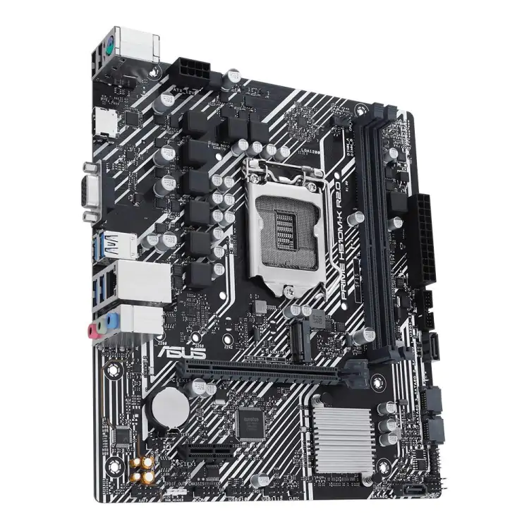 PLACA MÃE ASUS PRIME H510M-A R2.0 INTEL LGA 1200 DDR4 MICRO ATX - Imagem: 4