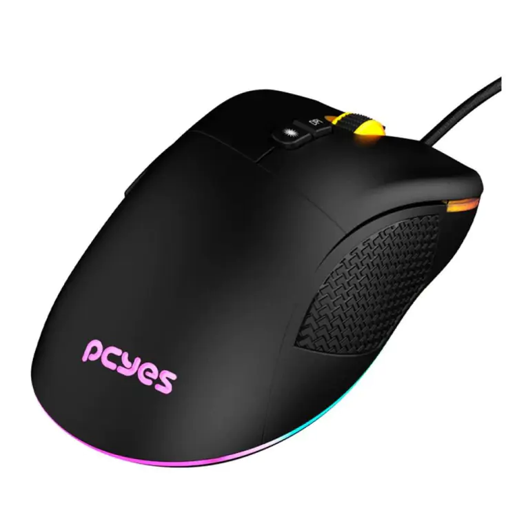 MOUSE GAMER PCYES GAIUS 12400 DPI RGB 6 BOTOES - PMGGBV - Imagem: 3
