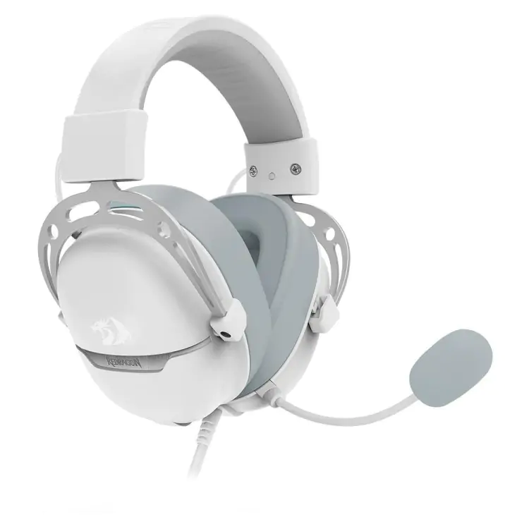 HEADSET GAMER REDRAGON AURORA BRANCO USB SURROUND 7.1 BRANCO H376WG - Imagem: 4