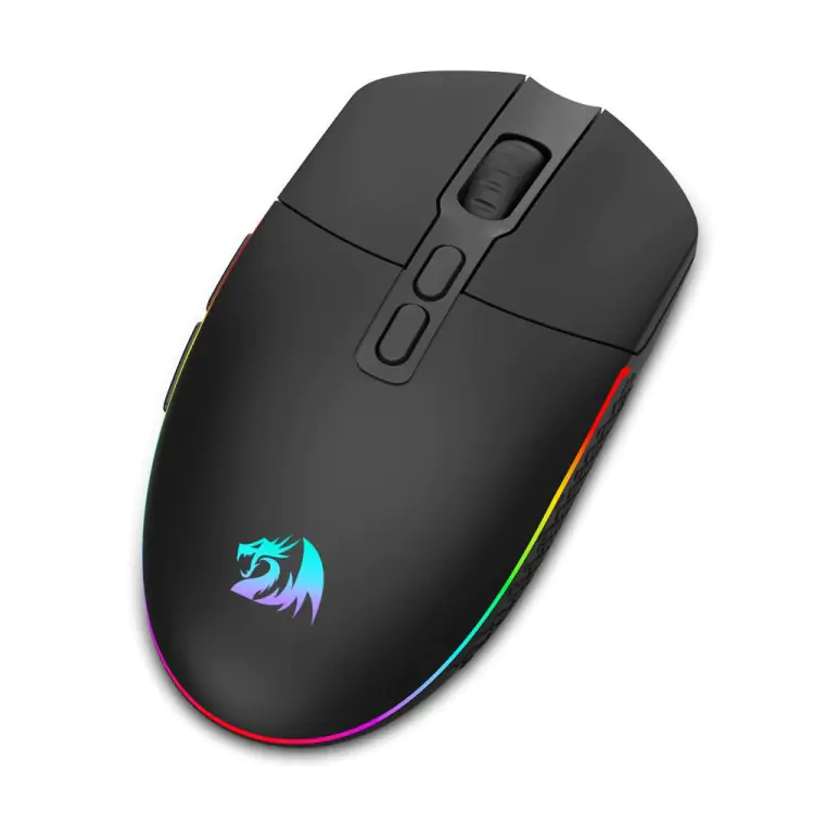 MOUSE GAMER SEM FIO REDRAGON INVADER M719W-RGB PRO PRETO - Imagem: 2