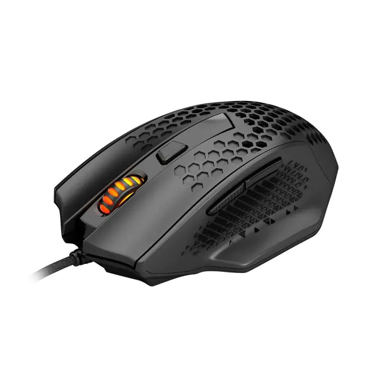 MOUSE GAMER REDRAGON BOMBER 12400 DPI 6 BOTOES PRETO M722 - Imagem: 2