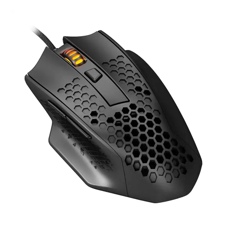 MOUSE GAMER REDRAGON BOMBER 12400 DPI 6 BOTOES PRETO M722 - Imagem: 5