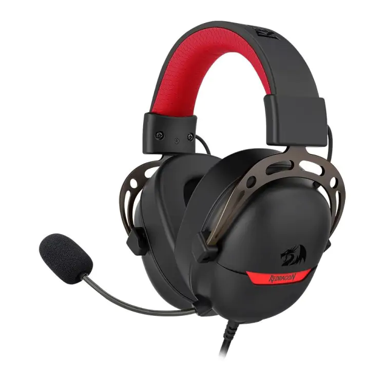 HEADSET GAMER REDRAGON AURORA PRETO USB SURROUND 7.1 PRETO H376BR - Imagem: 1