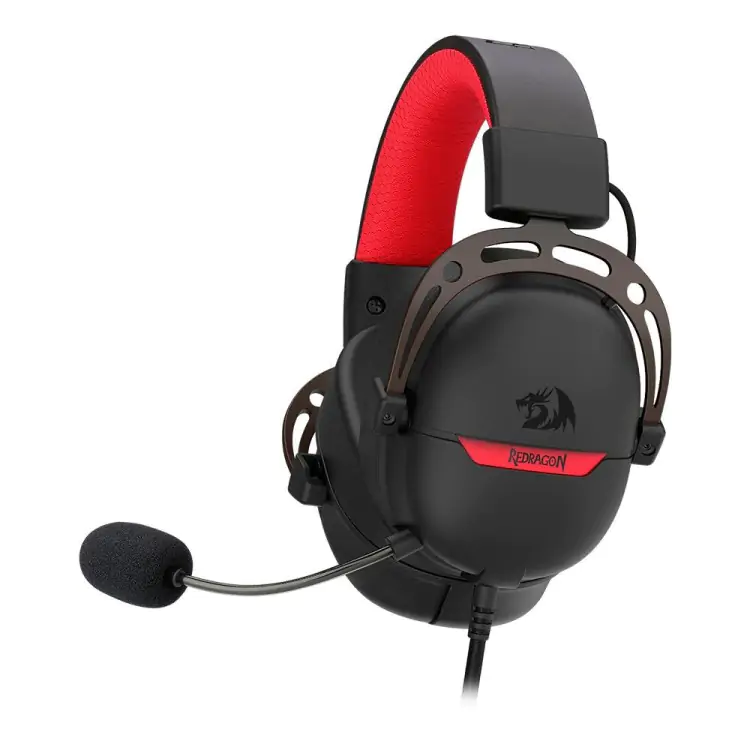 HEADSET GAMER REDRAGON AURORA PRETO USB SURROUND 7.1 PRETO H376BR - Imagem: 2