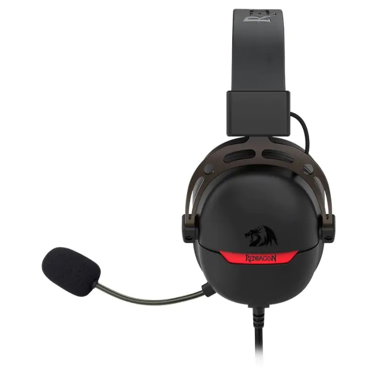 HEADSET GAMER REDRAGON AURORA PRETO USB SURROUND 7.1 PRETO H376BR - Imagem: 3