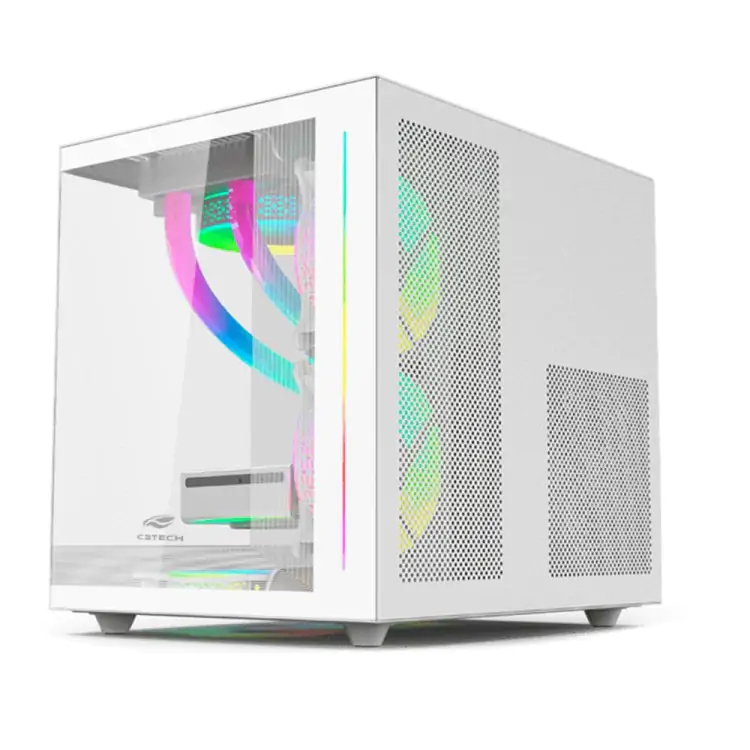 GABINETE GAMER C3TECH AQUARIO MT-G810 BRANCO - Imagem: 3