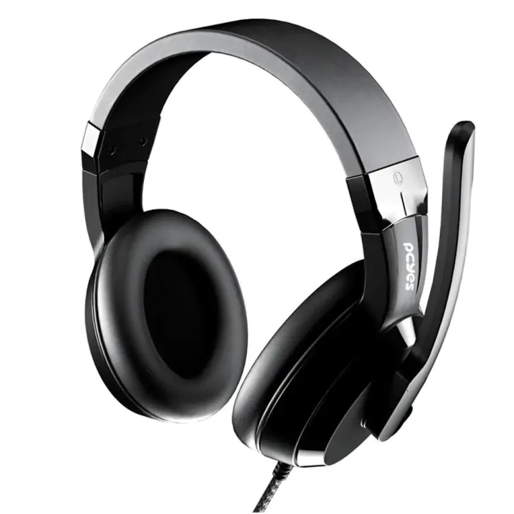 HEADSET GAMER PCYES NYRA PRETO P2/P3 3.5MM - Imagem: 2
