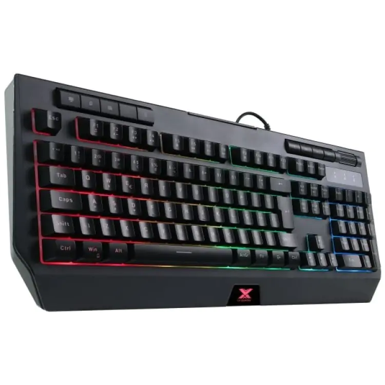 TECLADO GAMER VINIK VX PROTECTOR PRETO USB RGB - Imagem: 1