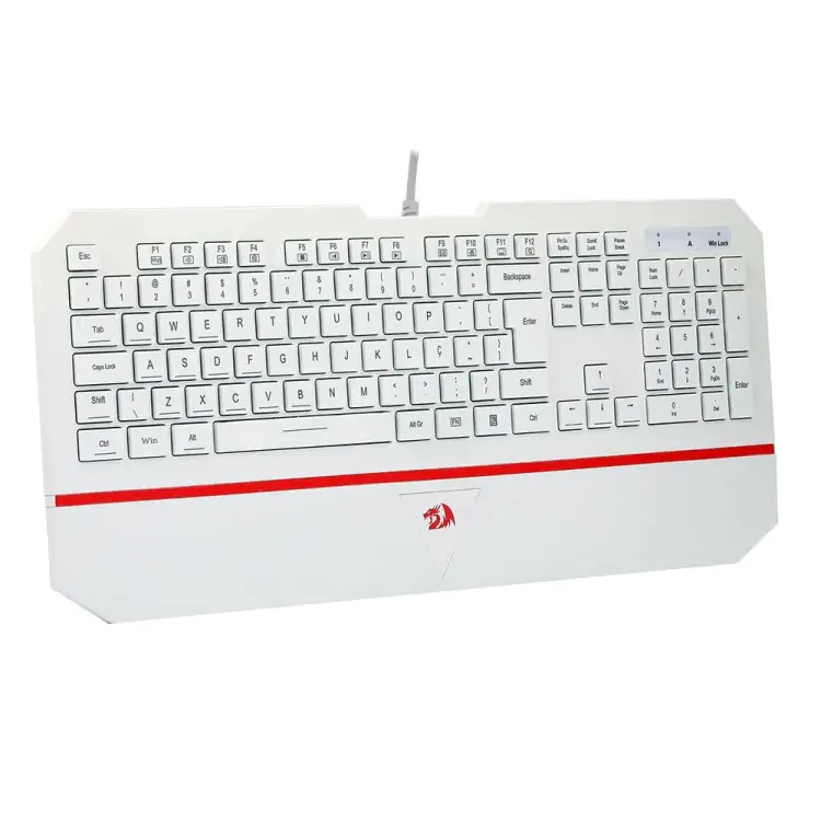 TECLADO GAMER REDRAGON KARURA 2 BRANCO USB K502W - Imagem: 4