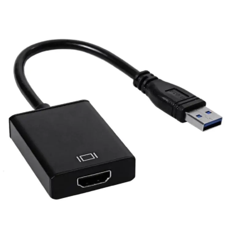 ADAPTADOR CONVERSOR USB (M) X HDMI (F) - Imagem: 1