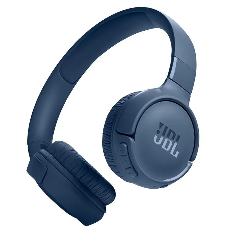 FONE DE OUVIDO SEM FIO JBL TUNE 520 AZUL BLUETOOTH C/ MICROFONE JBLT520BT - Imagem: 1