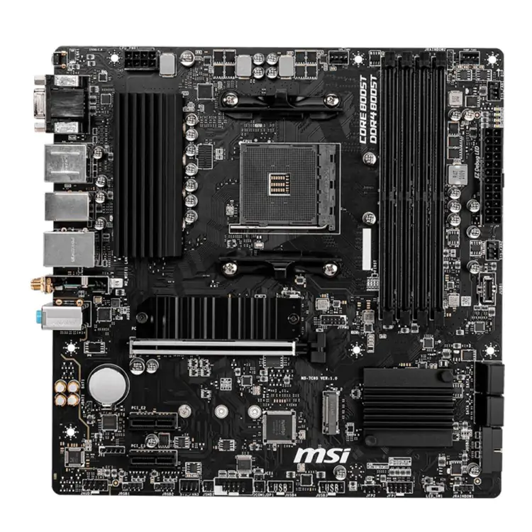 PLACA MÃE AM4 MSI B550M-PRO VDH DDR4 AMD MATX - Imagem: 1