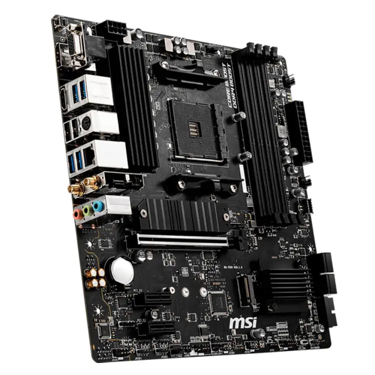 PLACA MÃE AM4 MSI B550M-PRO VDH DDR4 AMD MATX - Imagem: 3