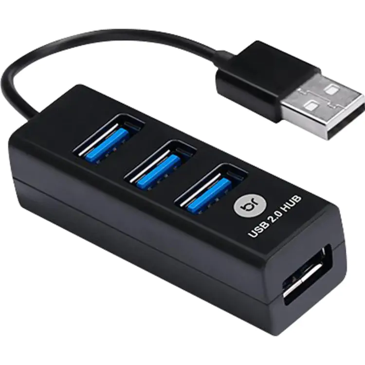 MINI HUB USB BRIGHT 4 PORTAS 2.0 - Imagem: 2