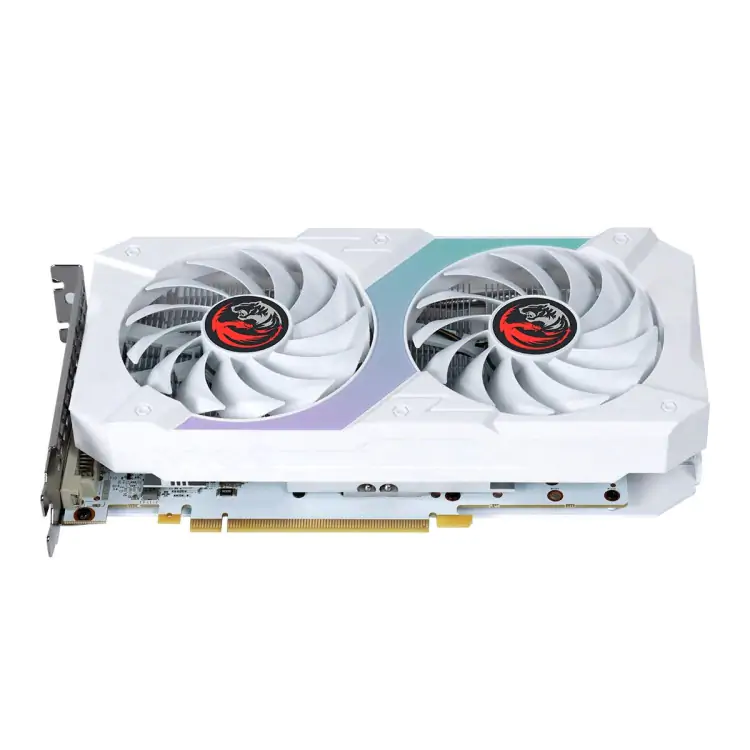 GPU GEFORCE GTX1660TI 6GB DDR6 192BITS PCYES BRANCO - Imagem: 2