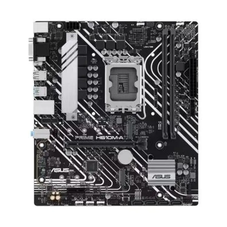 PLACA MÃE LGA 1700 ASUS H610M-A INTEL DDR5 MICRO ATX - Imagem: 1