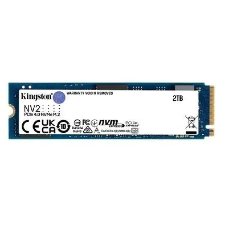 SSD M.2 2 TB NVME KINGSTON NV2 3500 MB/S 2800 MB/S SNV2S - Imagem: 1