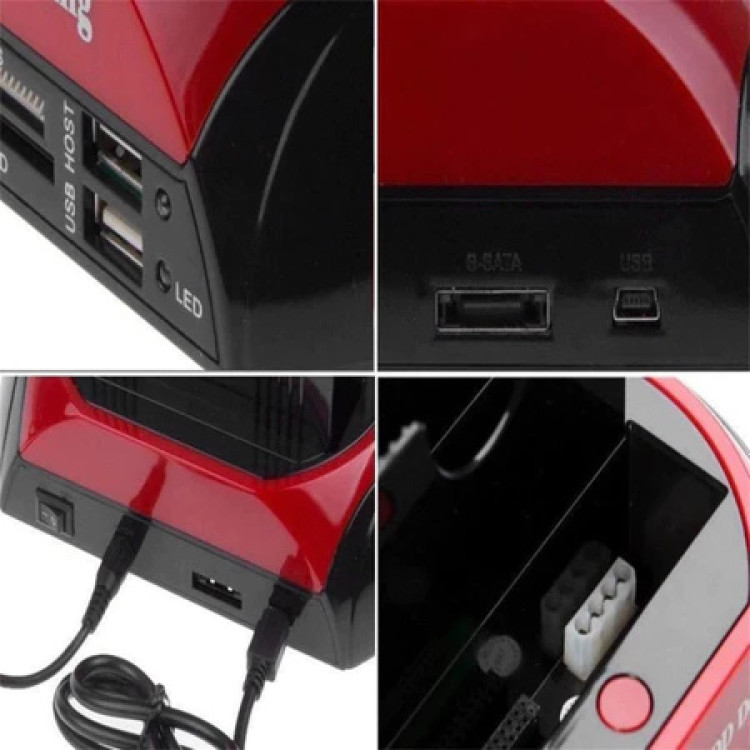 DOCKING STATION PARA HD 2.5'' E 3.5'' USB 2.0 SATA - Imagem: 4