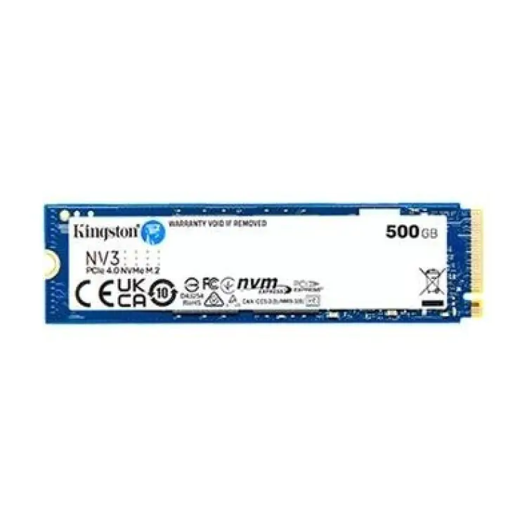SSD M.2 500GB NVME KINGSTON NV3 5000/3000MB/S SNV3S - Imagem: 1